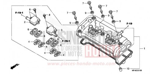 CYLINDER HEAD COVER CBF1000AA de 2010